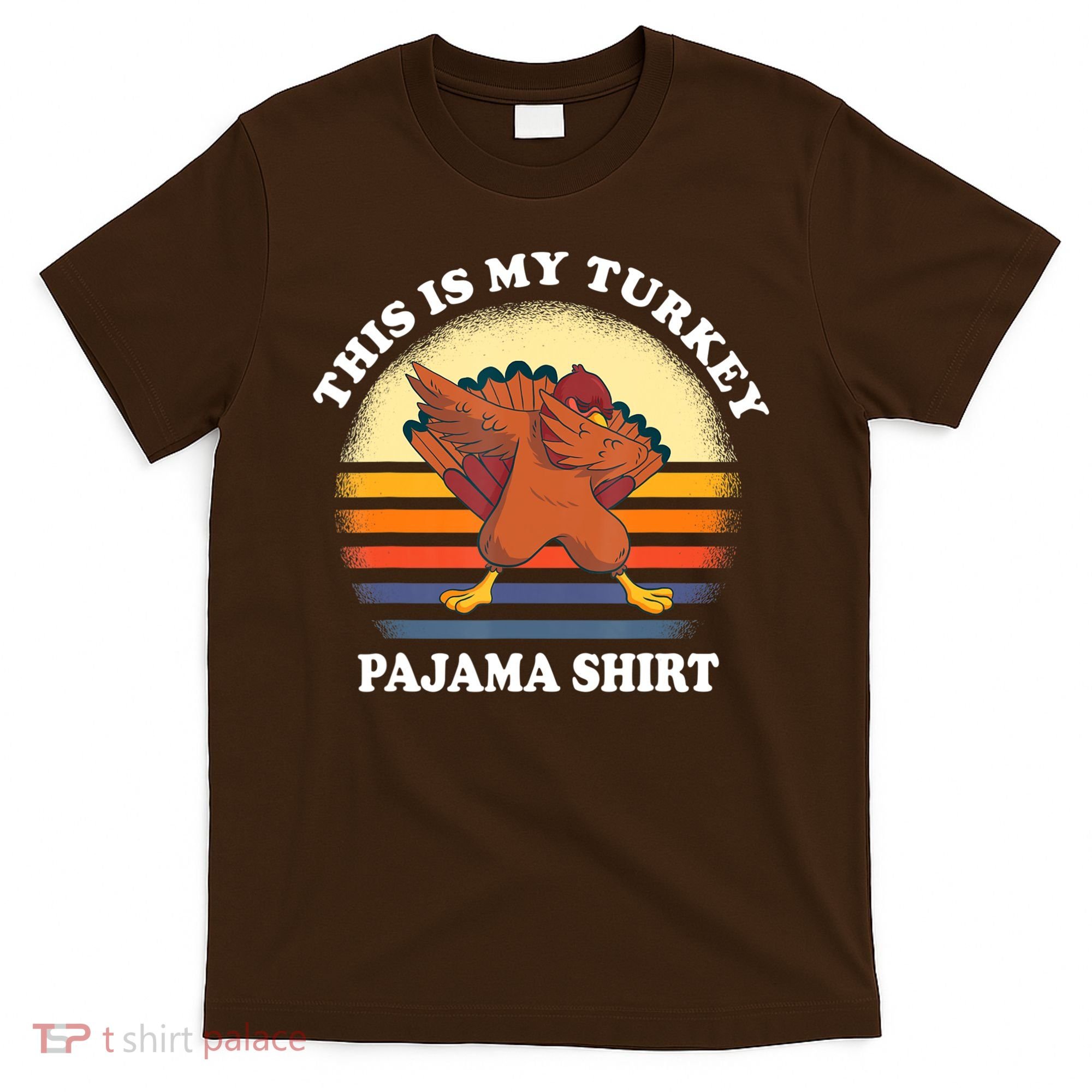 This Is My Turkey Pajama Thanksgiving Gobble T-Shirt