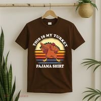 This Is My Turkey Pajama Thanksgiving Gobble T-Shirt thumb 2