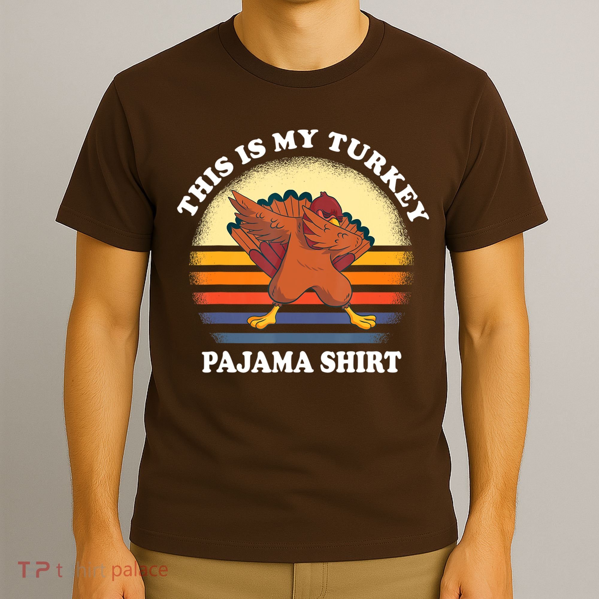 This Is My Turkey Pajama Thanksgiving Gobble T-Shirt