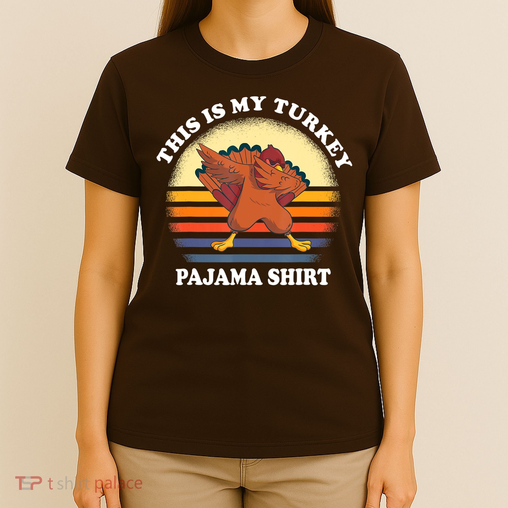 This Is My Turkey Pajama Thanksgiving Gobble T-Shirt