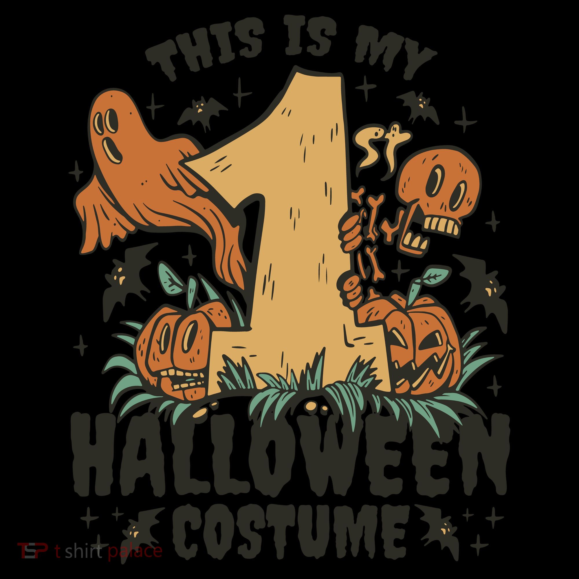 This Is My First Halloween Costume Spooky Toddler Hoodie