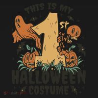 This Is My First Halloween Costume Spooky Tote Bag thumb 4