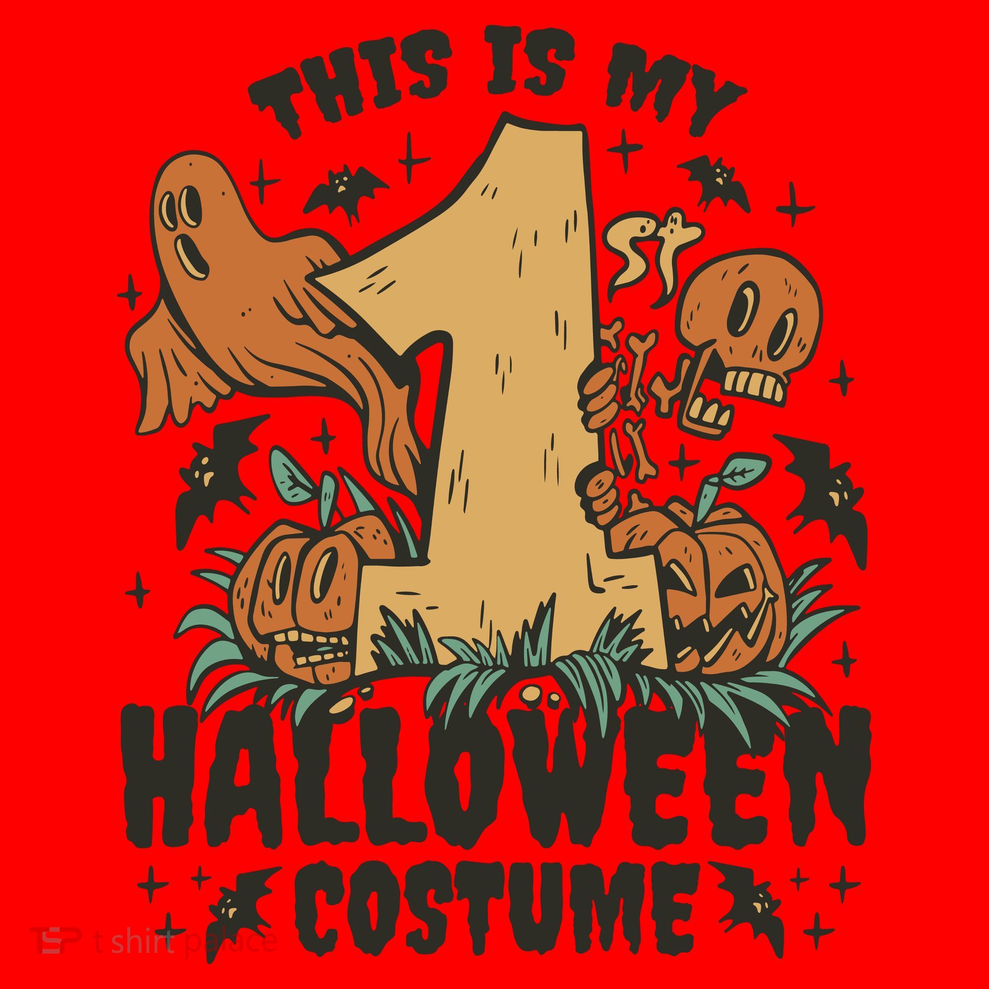 This Is My First Halloween Costume Spooky Santa Hat