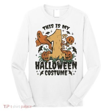 This Is My First Halloween Costume Spooky Long Sleeve Shirt