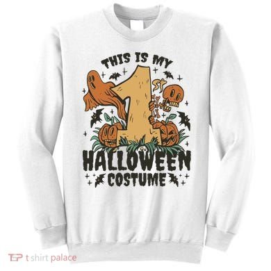 This Is My First Halloween Costume Spooky Sweatshirt
