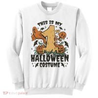 This Is My First Halloween Costume Spooky Sweatshirt thumb 0