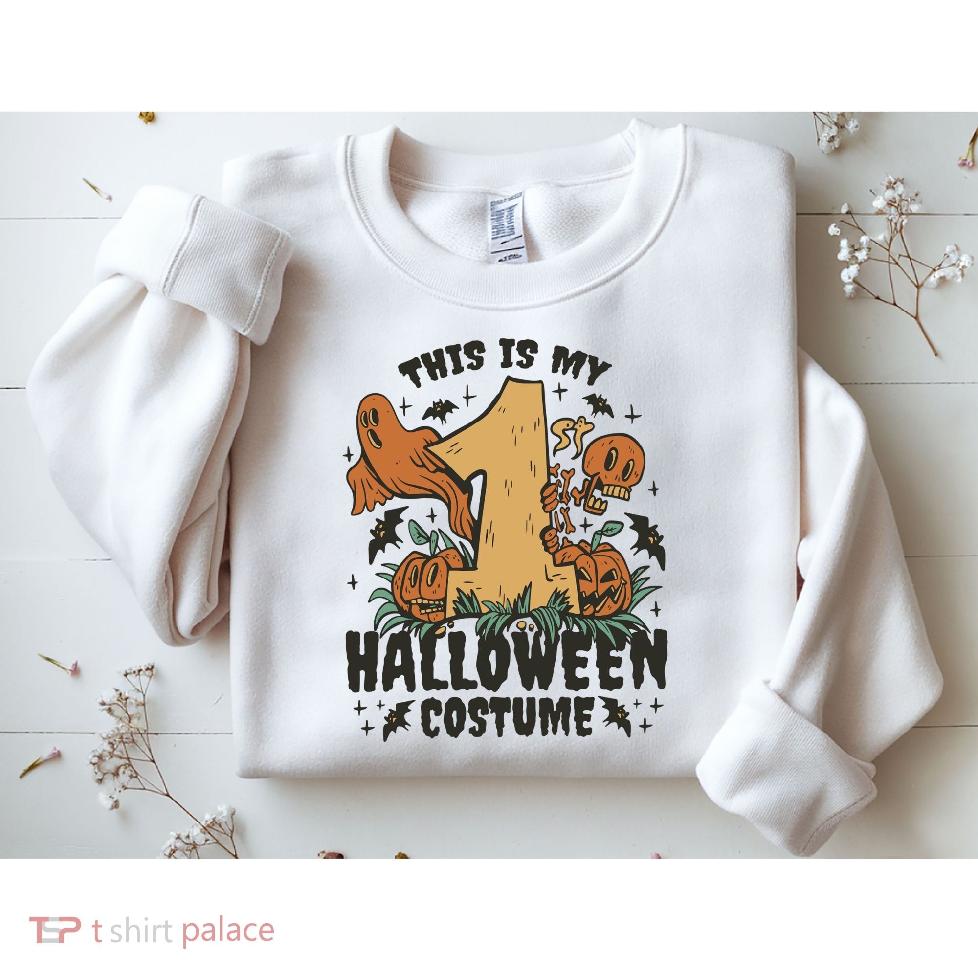 This Is My First Halloween Costume Spooky Sweatshirt