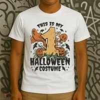 This Is My First Halloween Costume Spooky T-Shirt thumb 3