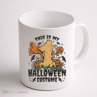 This Is My First Halloween Costume Spooky Coffee Mug thumb 1
