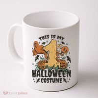 This Is My First Halloween Costume Spooky Coffee Mug thumb 0