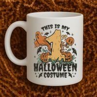 This Is My First Halloween Costume Spooky Coffee Mug thumb 2