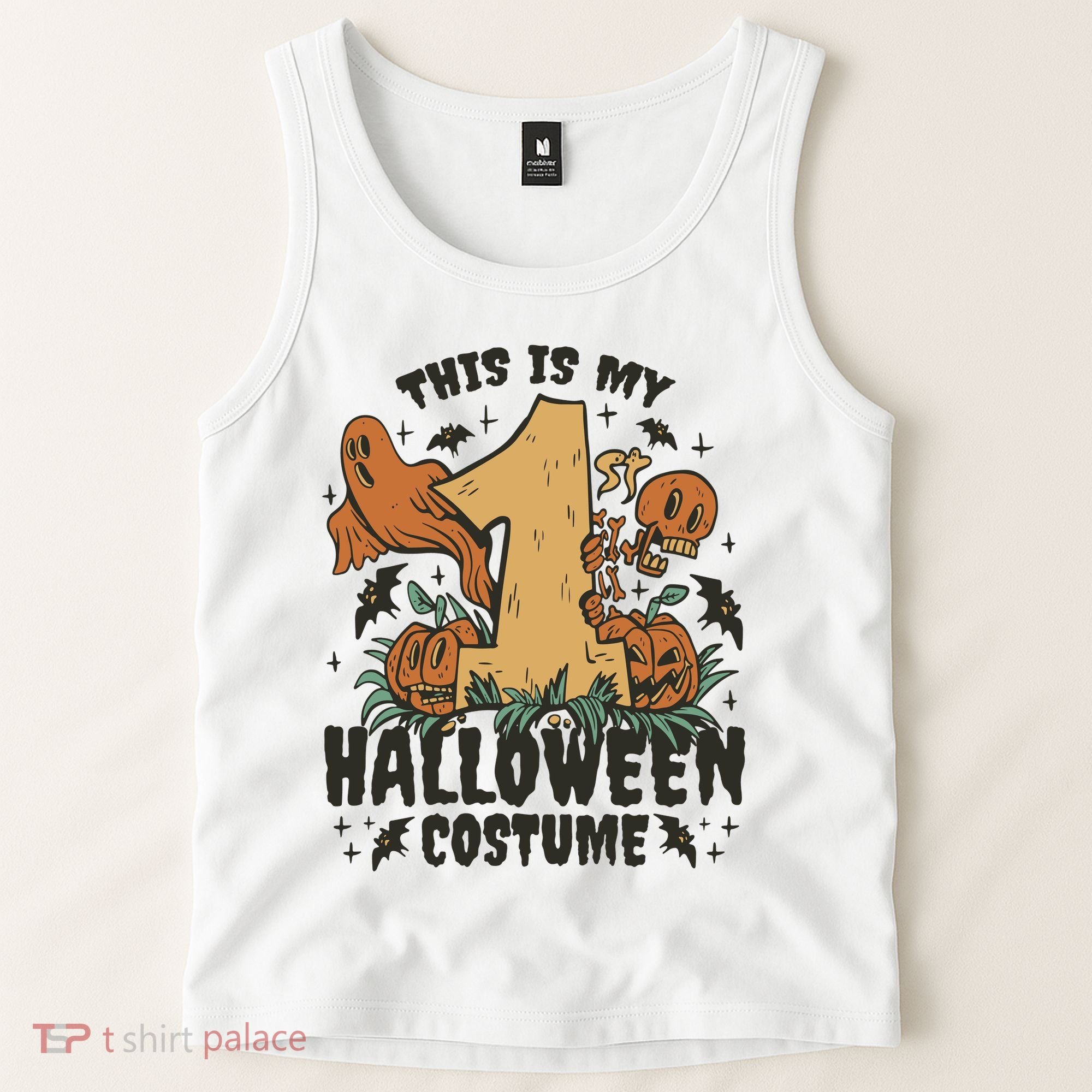 This Is My First Halloween Costume Spooky Tank Top