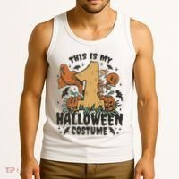 This Is My First Halloween Costume Spooky Tank Top thumb 3