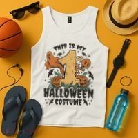 This Is My First Halloween Costume Spooky Tank Top thumb 4