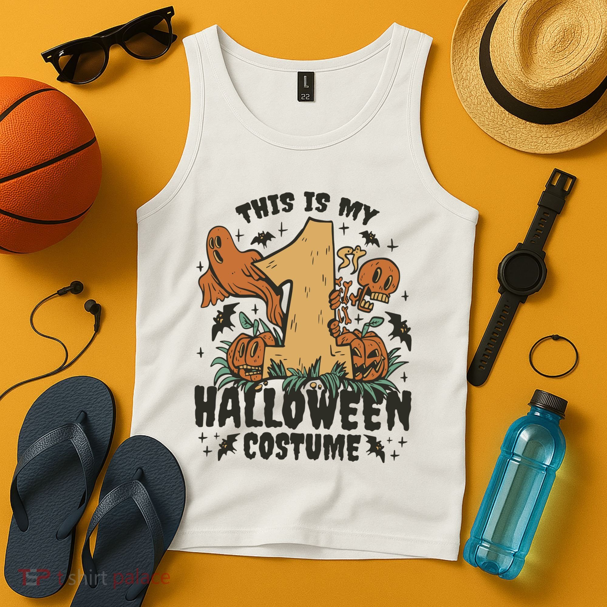 This Is My First Halloween Costume Spooky Tank Top