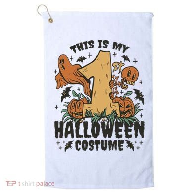 This Is My First Halloween Costume Spooky Golf Towel