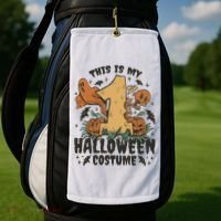 This Is My First Halloween Costume Spooky Golf Towel thumb 2