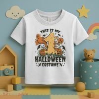 This Is My First Halloween Costume Spooky Toddler T-Shirt thumb 3