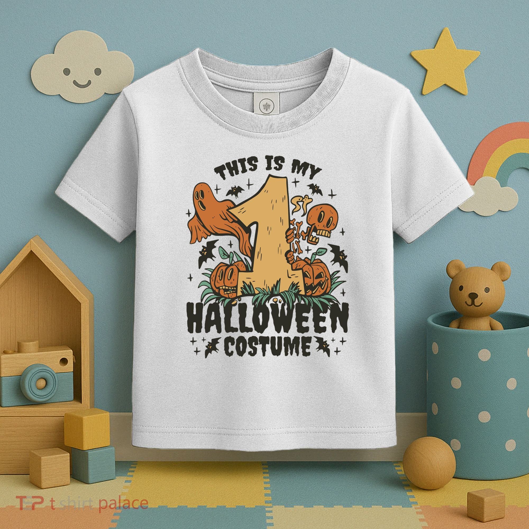 This Is My First Halloween Costume Spooky Toddler T-Shirt