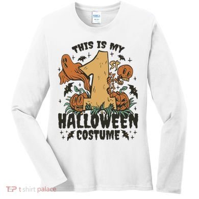 This Is My First Halloween Costume Spooky Women's Long Sleeve Shirt