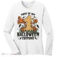 This Is My First Halloween Costume Spooky Women's Long Sleeve Shirt thumb 0