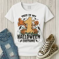 This Is My First Halloween Costume Spooky Women's T-Shirt thumb 3