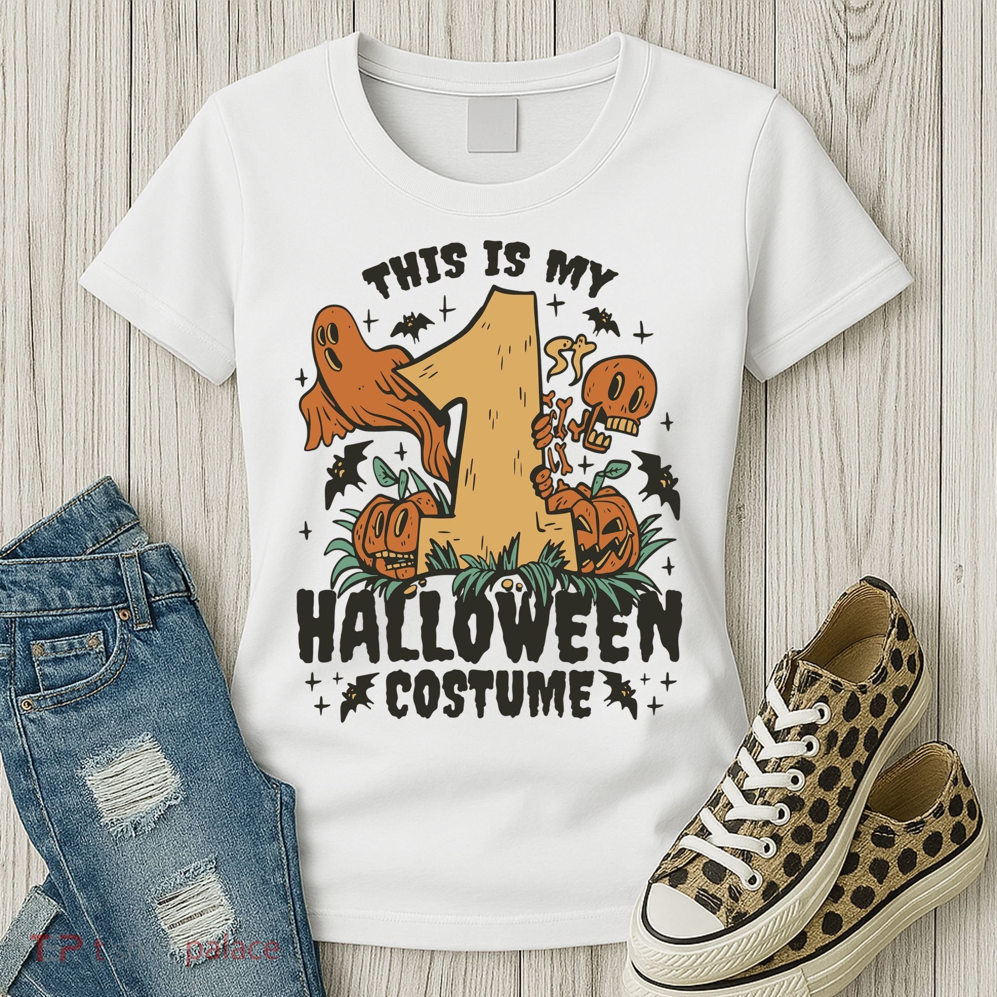 This Is My First Halloween Costume Spooky Women's T-Shirt