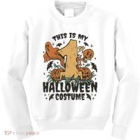 This Is My First Halloween Costume Spooky Kids Sweatshirt thumb 0