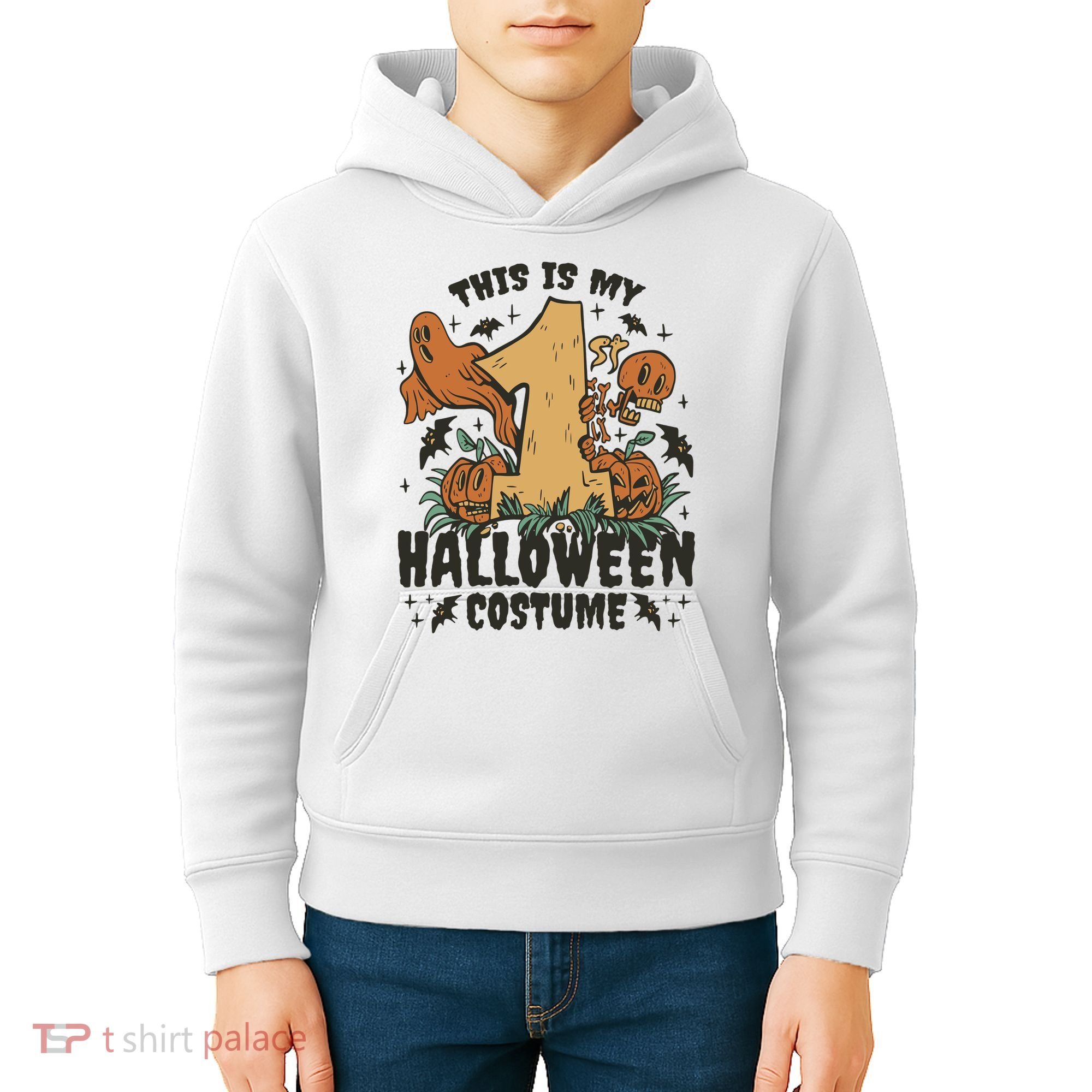 This Is My First Halloween Costume Spooky Kids Hoodie