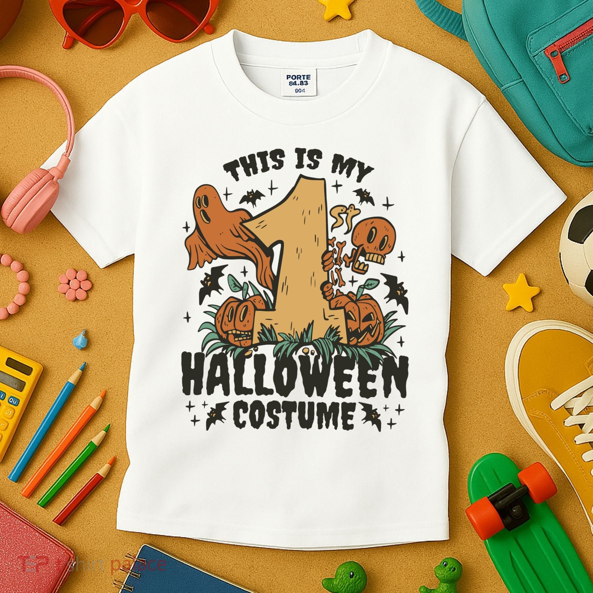 This Is My First Halloween Costume Spooky Kids T-Shirt