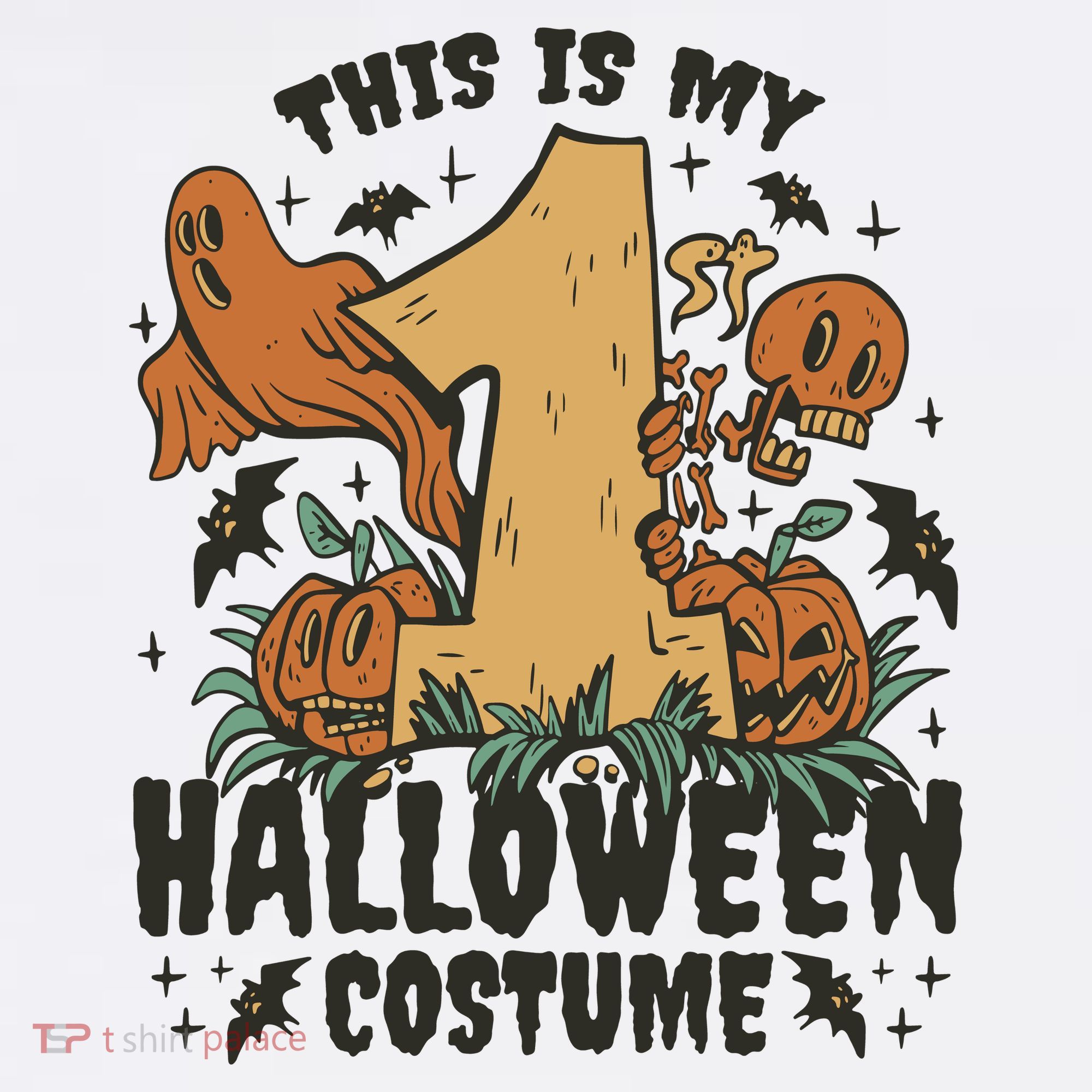 This Is My First Halloween Costume Spooky Kids T-Shirt