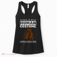 This Is My Human Costume IM Really A Grizzly Bear Women's Tank Top thumb 0