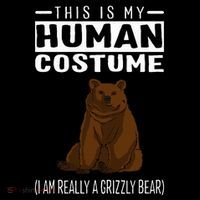 This Is My Human Costume IM Really A Grizzly Bear Toddler Hoodie thumb 2