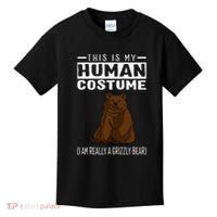 This Is My Human Costume IM Really A Grizzly Bear Kids T-Shirt thumb 0