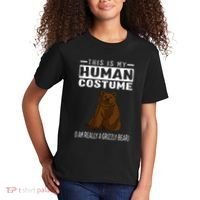 This Is My Human Costume IM Really A Grizzly Bear Kids T-Shirt thumb 2