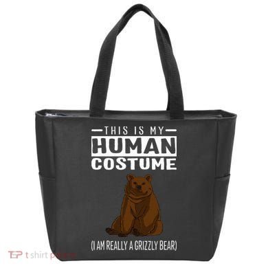 This Is My Human Costume IM Really A Grizzly Bear Tote Bag
