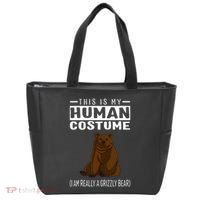 This Is My Human Costume IM Really A Grizzly Bear Tote Bag thumb 0
