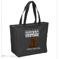 This Is My Human Costume IM Really A Grizzly Bear Tote Bag thumb 2