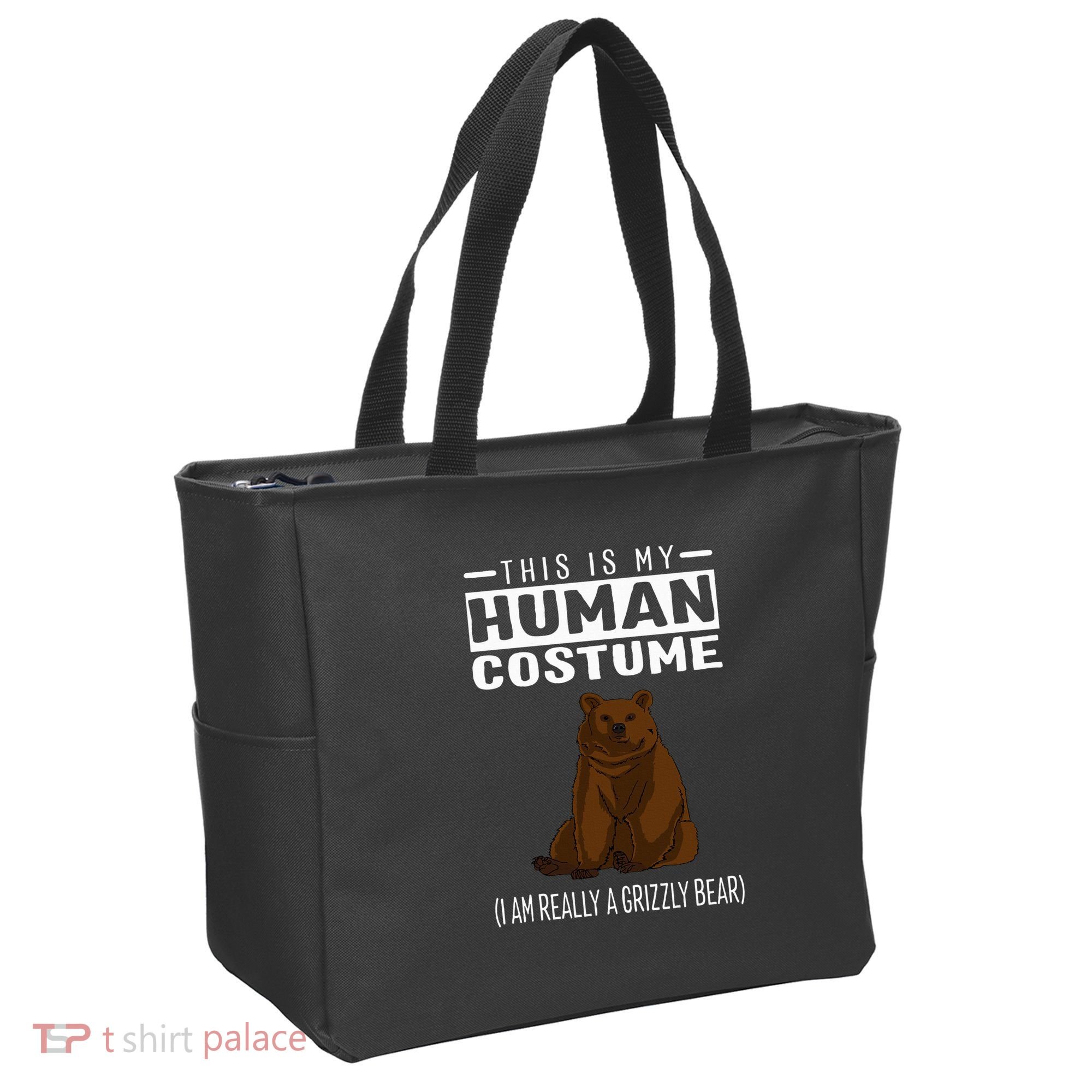 This Is My Human Costume IM Really A Grizzly Bear Tote Bag