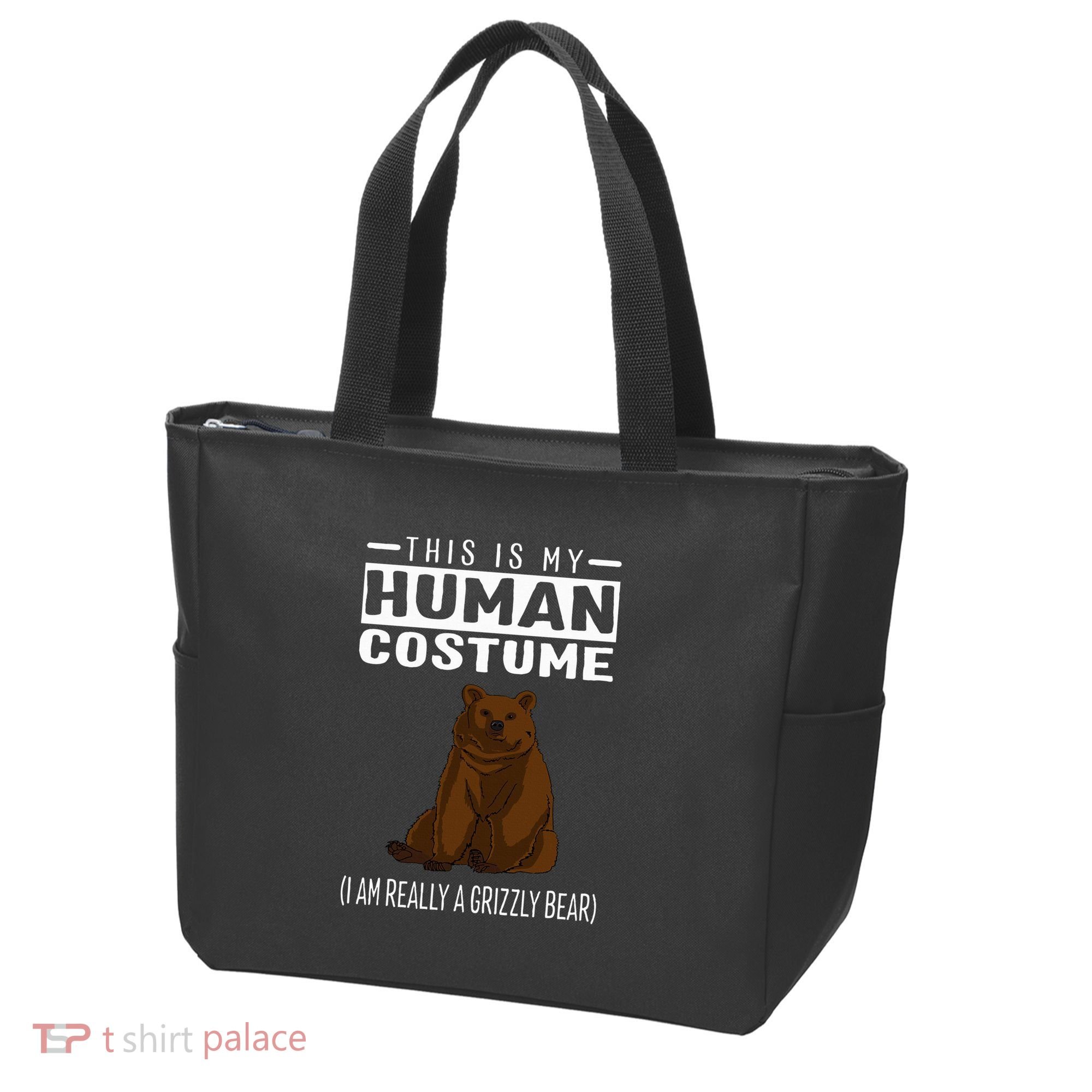 This Is My Human Costume IM Really A Grizzly Bear Tote Bag