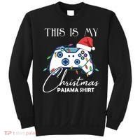 This Is My Christmas Pajama Shirt Funny Gamer Sweatshirt thumb 0