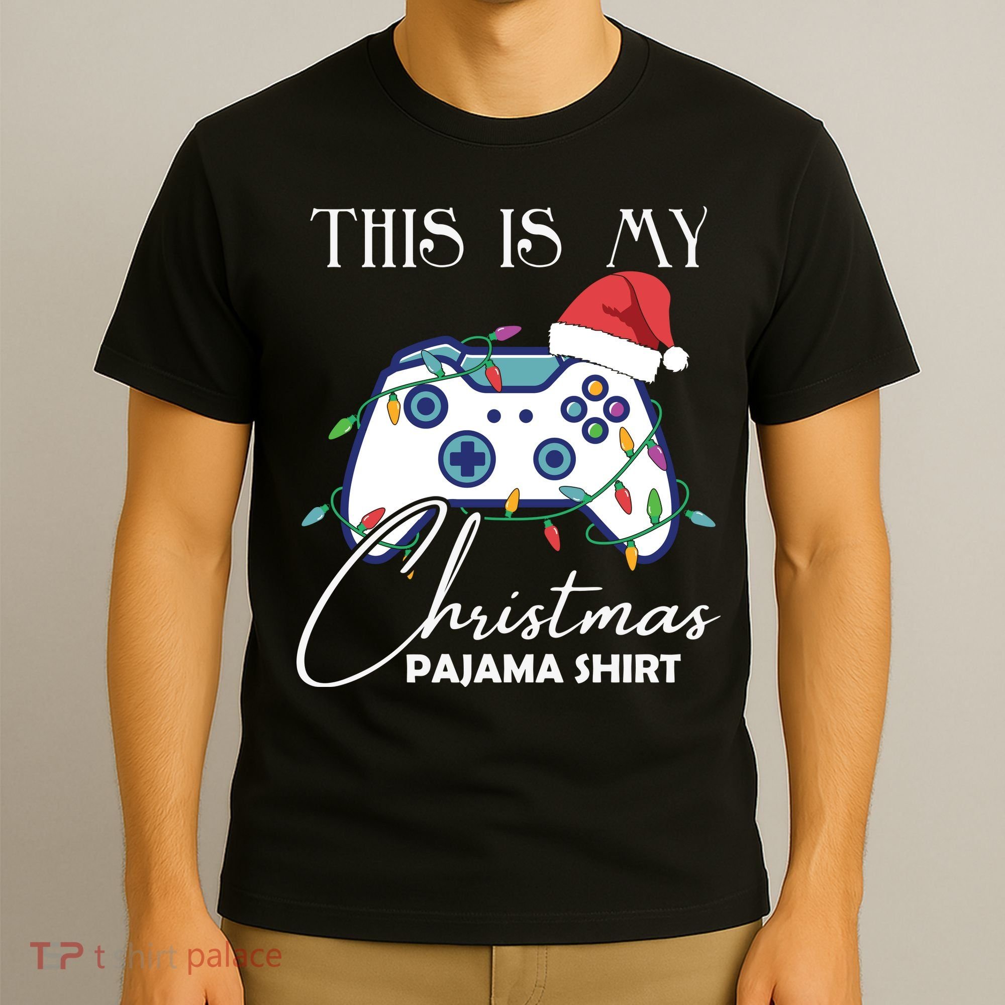 This Is My Christmas Pajama Shirt Funny Gamer T-Shirt