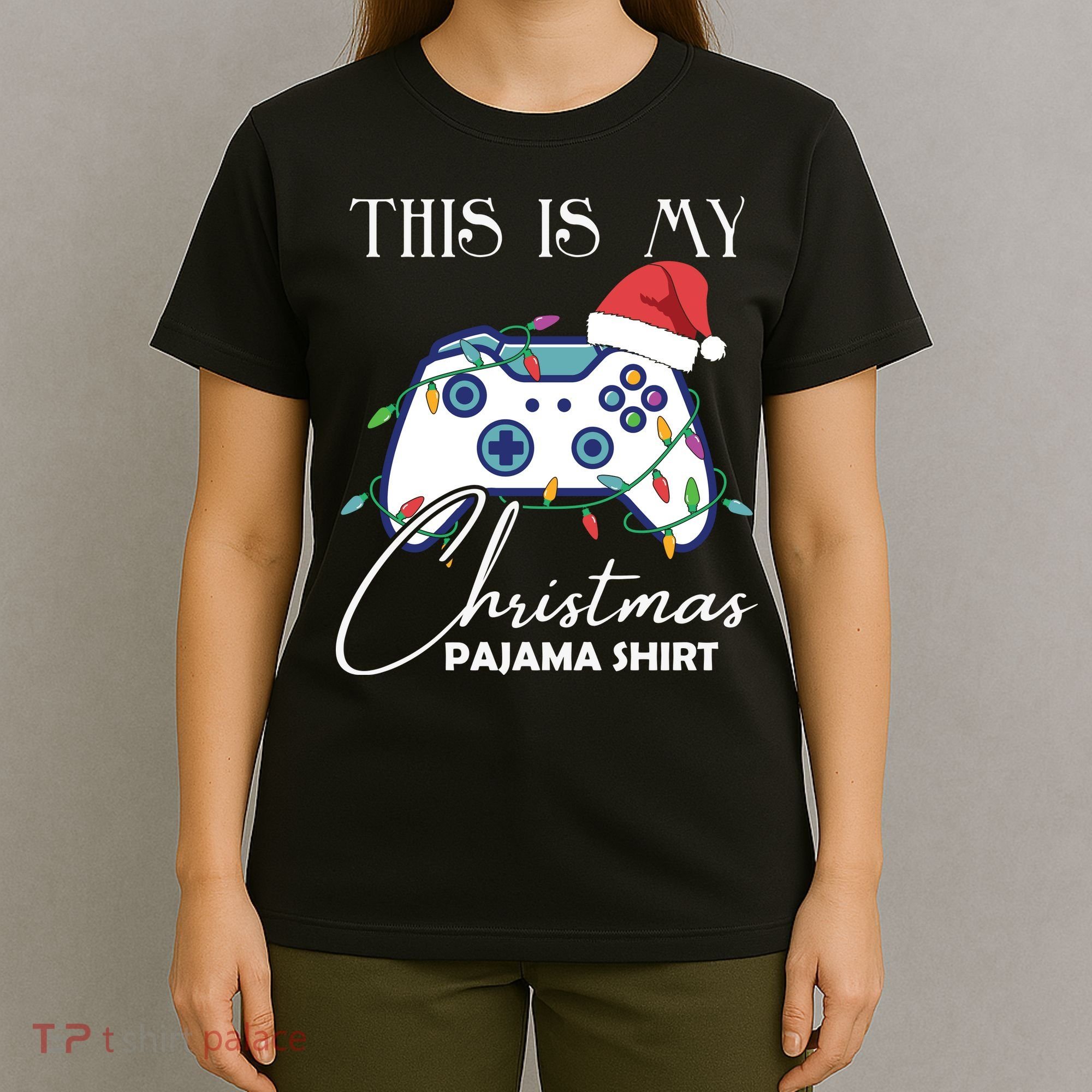 This Is My Christmas Pajama Shirt Funny Gamer T-Shirt