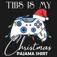 This Is My Christmas Pajama Shirt Funny Gamer Women's Hoodie thumb 2