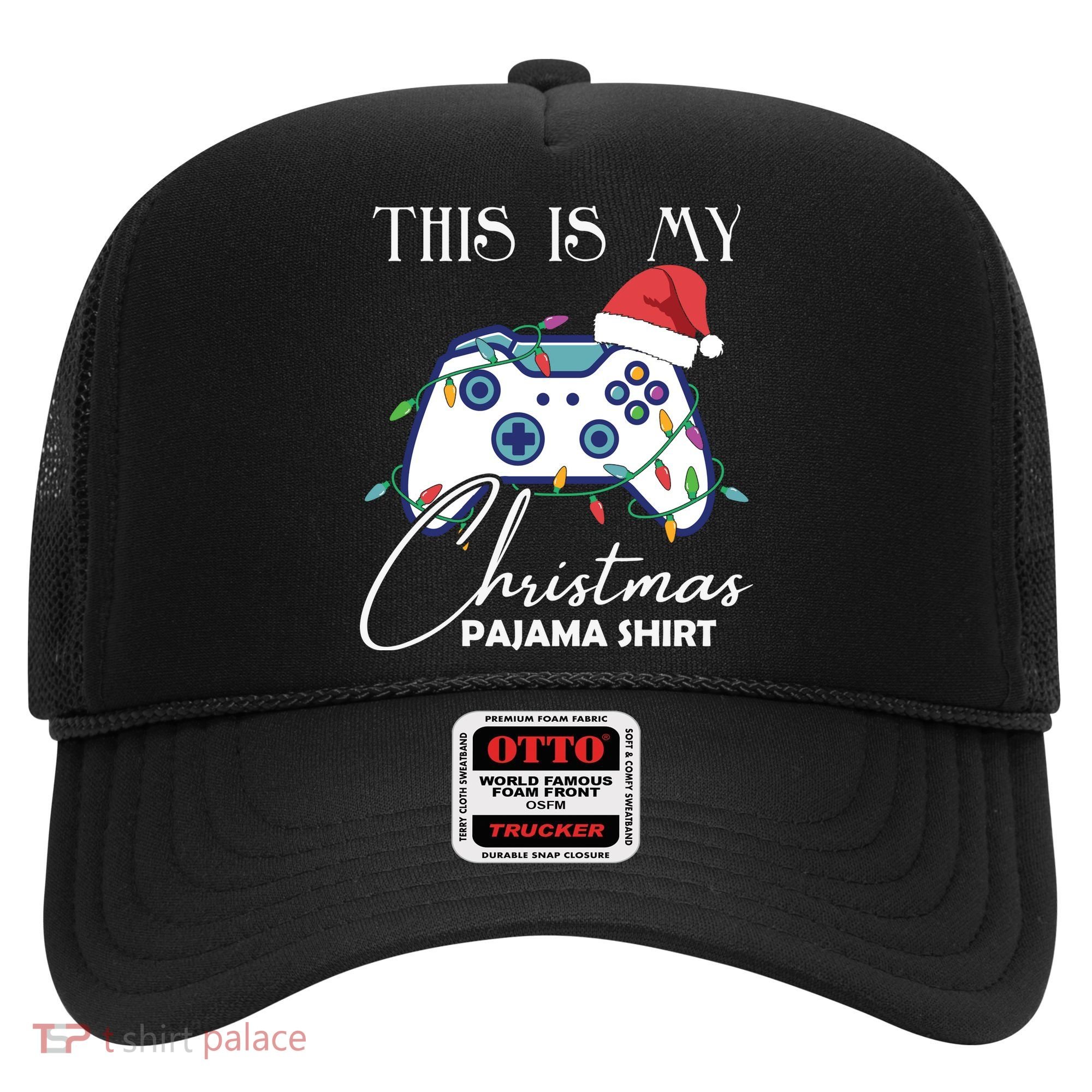 This Is My Christmas Pajama Shirt Funny Gamer Hat