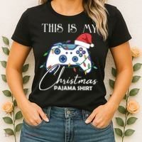 This Is My Christmas Pajama Shirt Funny Gamer Women's T-Shirt thumb 2