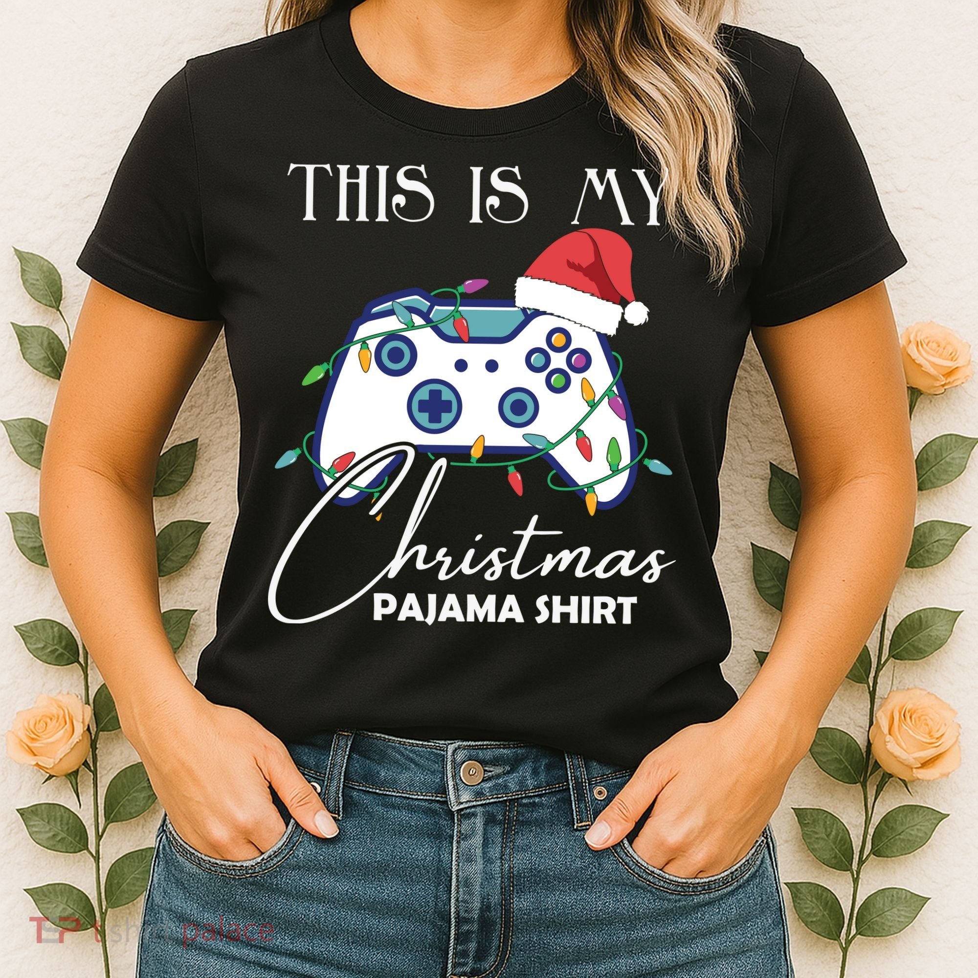 This Is My Christmas Pajama Shirt Funny Gamer Women's T-Shirt