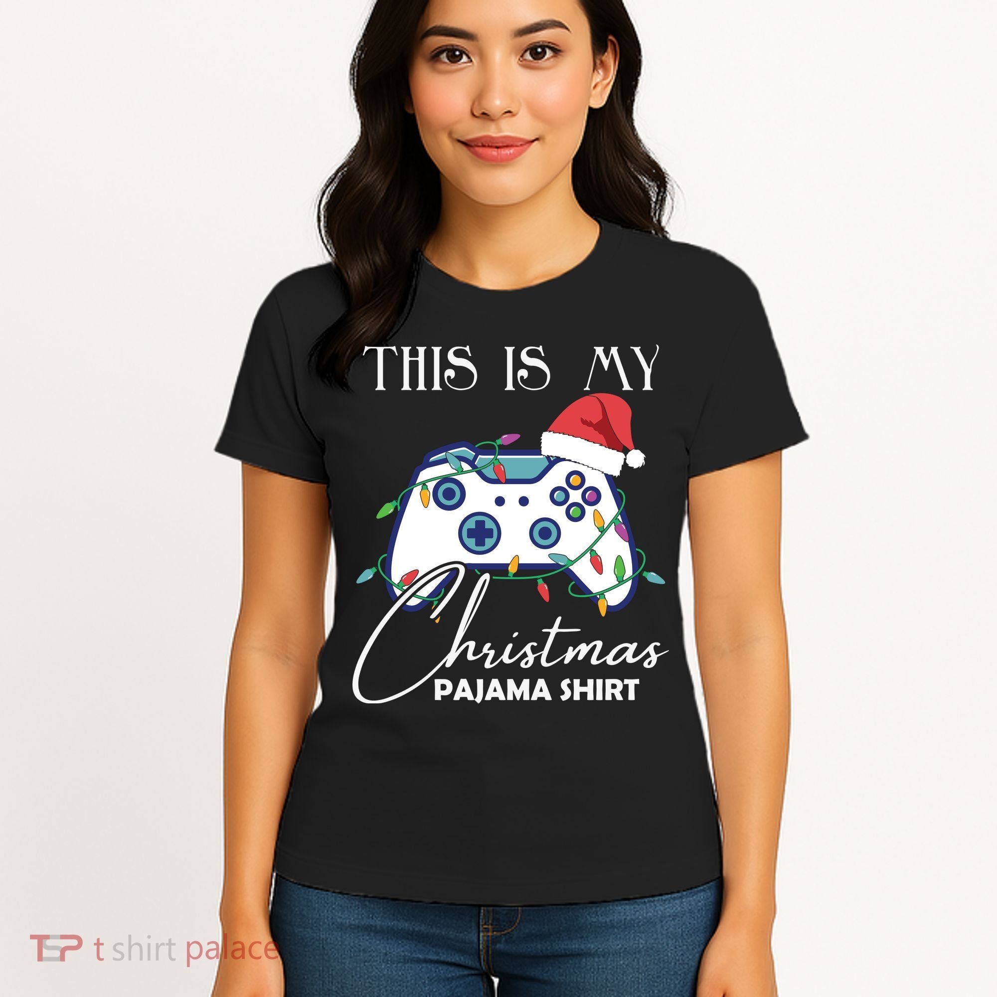 This Is My Christmas Pajama Shirt Funny Gamer Women's T-Shirt
