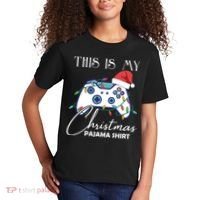 This Is My Christmas Pajama Shirt Funny Gamer Kids T-Shirt thumb 2