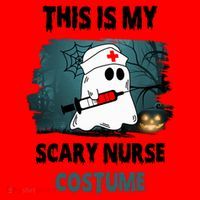 This Is My Scary Nurse Halloween Costume Santa Hat thumb 1